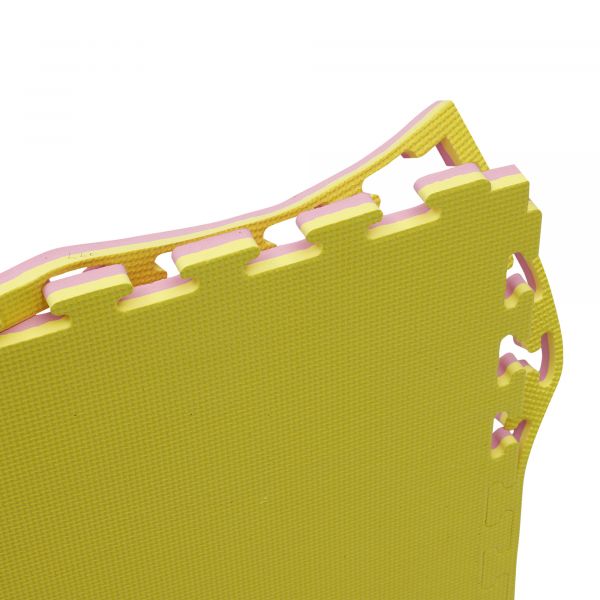 Teakwondo Mat 1M*1M*2Cm Yellow/Pink Gql - 01 - 3