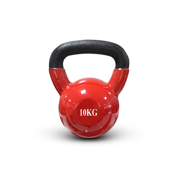 Vinyl Kettlebell 10Kg Comfort Grip Wide Handle Zkb5