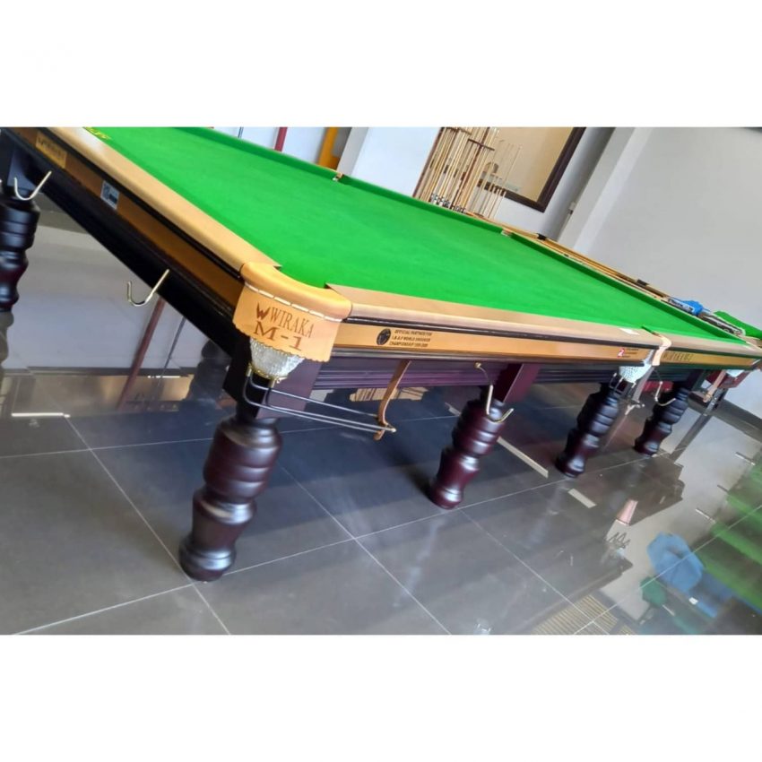 Wiraka Tournament M1 Snooker Table 12ft / Brown