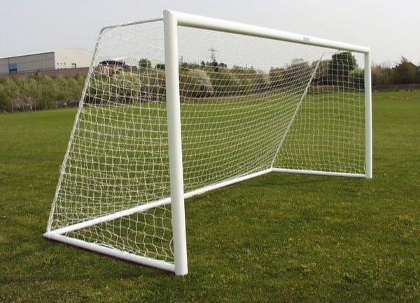 soccer goal post 5.3m x2m aluminium pair with net