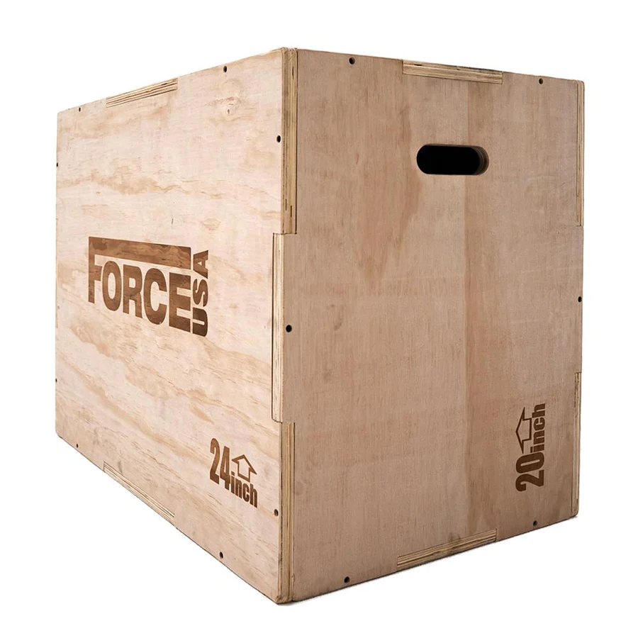 FORCE USA 3 In 1 Wooden Plyo Box