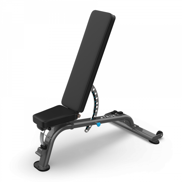 TRUE FLAT INCLINE DECLINE ADJUSTABLE BENCH CHARCOAL XFW7500