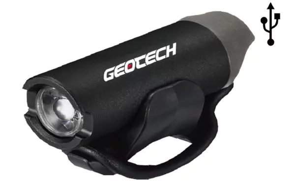 Bicycle Front Light - USB Rechargeable Cycle Light (Heavy Duty - Made from Aluminium)