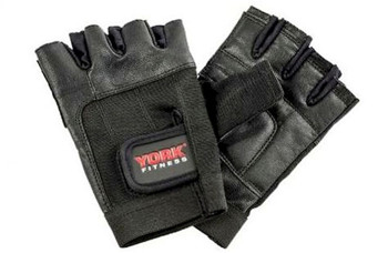 Leather Weight Lifting Gloves Mcm (Brand : York Fitness)