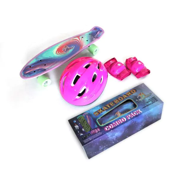 SKATE BOARD COMBO SET 22.5x6 JNJ-CP225P (PINK)