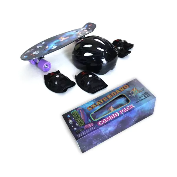 SKATE BOARD COMBO SET 22.5x6 JNJ-CP225B (BLACK)