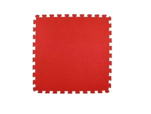 Interlocking Rubber Tiles 100Cmx100Cmx16Mm Red