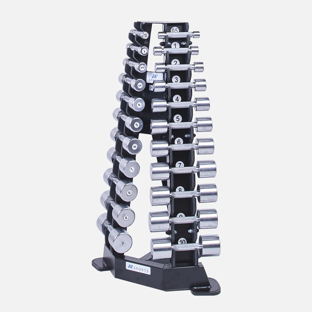 Dumbbell Rack, chrome