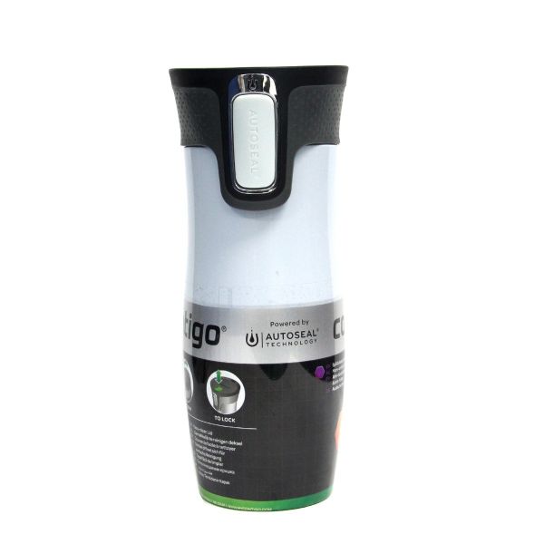 BPA free Stainless Steel Contigo Vacuum Mug West Loop Polar White 1000-0260
