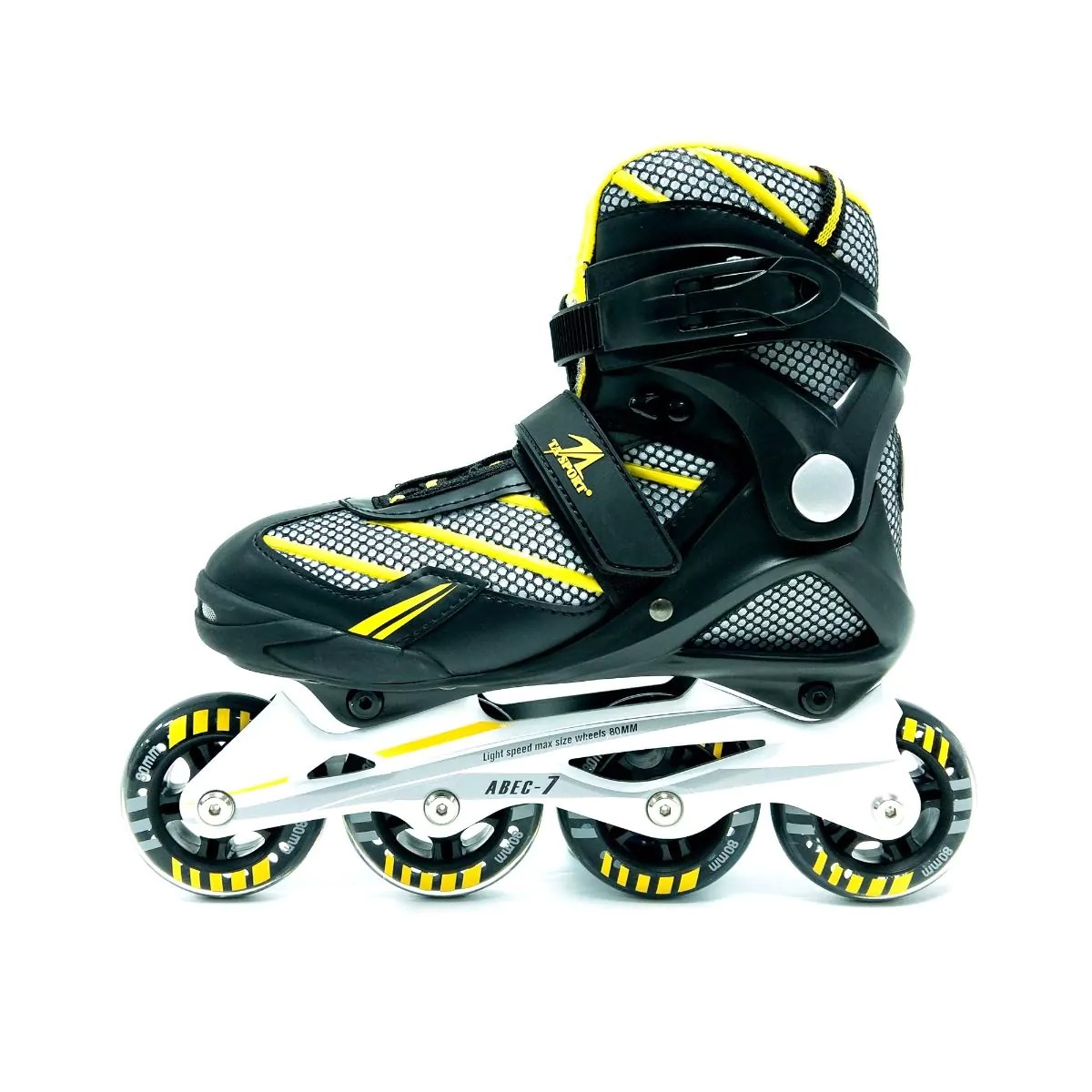 TA SPORT INLINE SKATES FOR ADULTS - BLACK/YELLOW