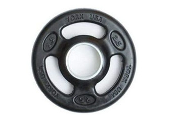 York Weight Plate 2.5Lb Rubber Iso-Grip 29020