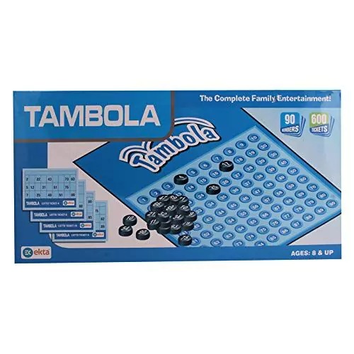 Tambola Bingo Full Kit 600 Tickets For 90 Winners. Perfect Family Fun Indoor Games