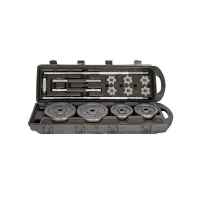 Cast Iron Barbell And Dumbbells Set 50Kg (Brand : Generic)