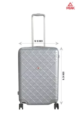 PEAK 24 INCH TROLLEY B391020 BAG SILVER
