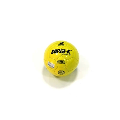 Super K2 Soccer Ball - Machine Stitched - Pvc Material - Yellow Color - Model S661
