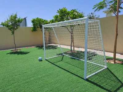 Soccer football goal post metal fixed 3mX2m