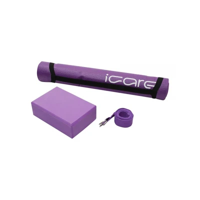 I Care Yoga Set Mat + Brick + Strap Jic025