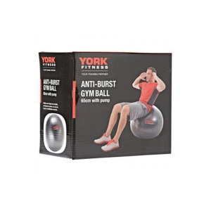 Anti Burst Gym Ball With Pump 65cm (brand York Fitness)