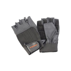 Leather Weight Lifting Gloves (brand York Fitness)