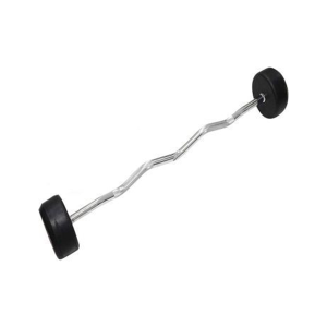 Ta Sports Rubber Coated Curl Barbell 10kg Ls20331
