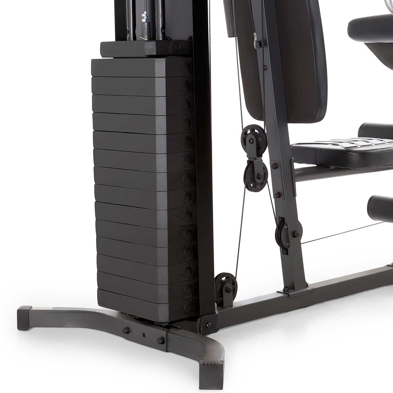 The Marcy 150 Lb. Stack Home Gym Mwm 1005 Has Adjustable Weights That Are Lockable To Ensure Safety 04782