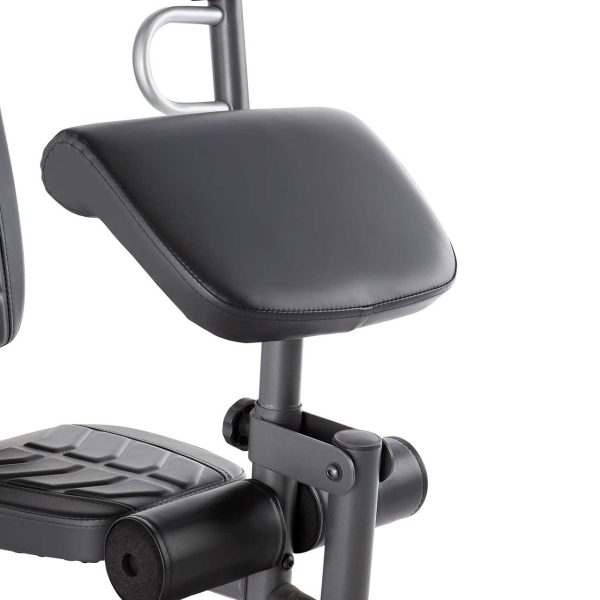 The Marcy 150 Lb. Stack Home Gym Mwm 1005 Includes A Preacher Curl Pad 43832