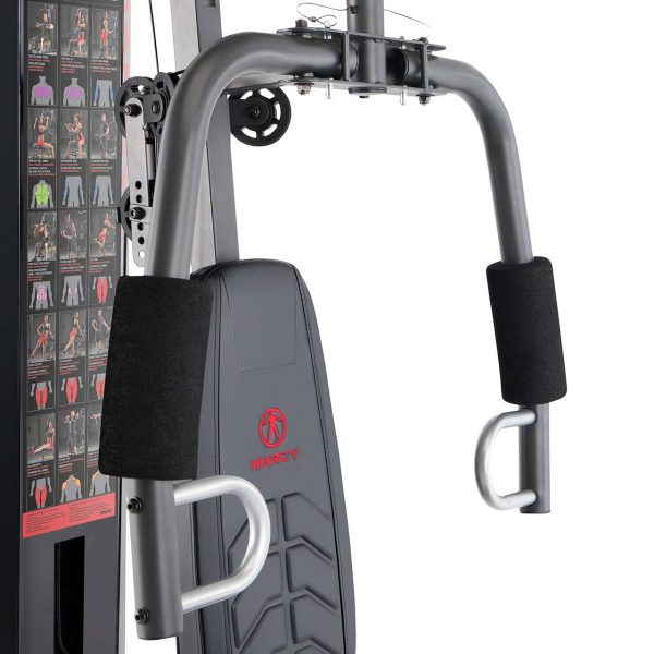 The Marcy 150 Lb. Stack Home Gym Mwm 1005 Includes Padded Butterfly Arms To Target Your Pecs 24302